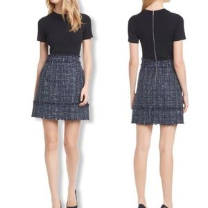 NWOT TED BAKER LONDON Fearnic Mockable Dress Dark Blue Size 8/10